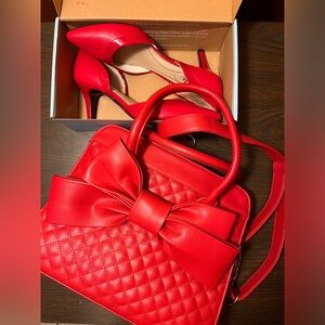 Scarleton Crossbody Purse with matching LifeStride Pumps